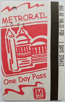 2004 One Day Pass Metro Fare Card