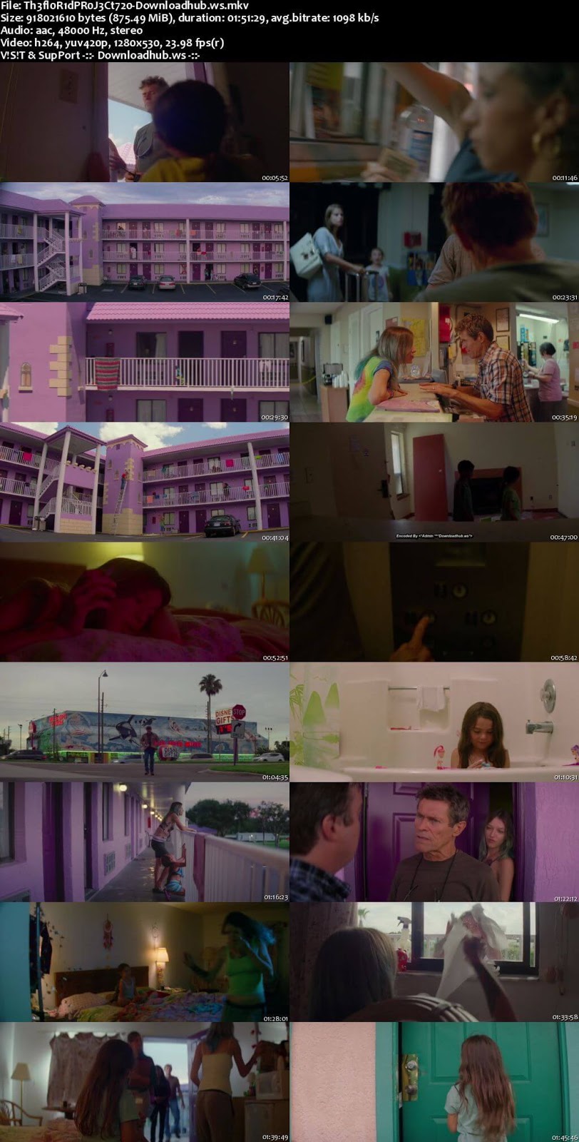 The Florida Project 2017 English 720p Web-DL 850MB ESubs