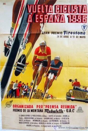 CICLISMO HISTORIA Vuelta a España, carteles 1935/1979.