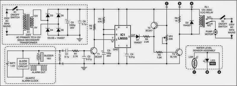 Electronics and Computers Study Material: Automatic Water Pump Motor