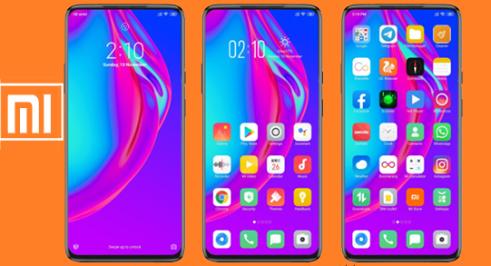 Xiaomi MIUI Theme: Tema Oppo Reno Mtz Keren Simpel dan Elegan Untuk MIUI All Series
