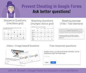 Prevent cheating in Google Forms: ask better questions