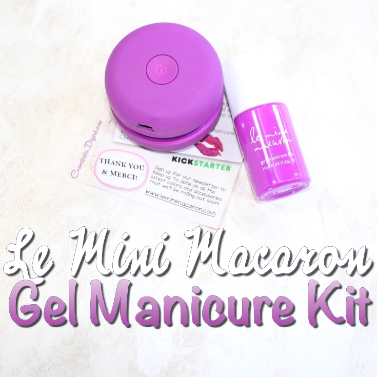 Le Mini Macaron Gel Manicure Kit in Grape