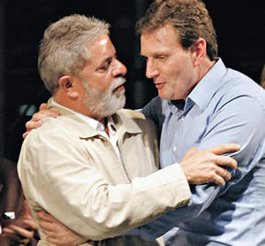 Resultado de imagem para Lula e Crivella