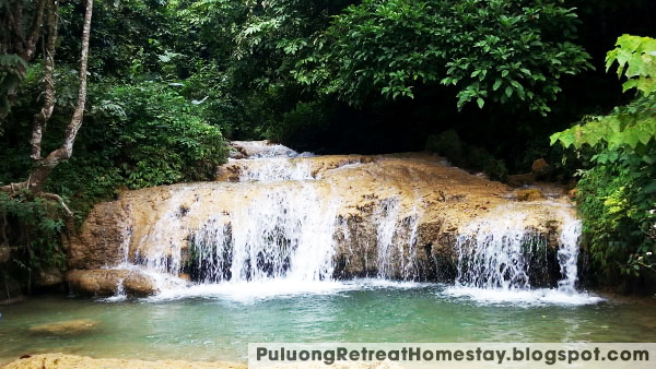 Hieu Waterfall in Pu Luong Nature Reserve Hieu Waterfall in Pu Luong Nature Reserve