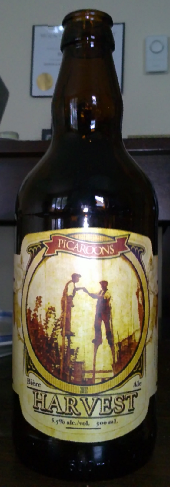 Beer Maven Picaroons Harvest Ale (Canada New Brunswick Fredericton)