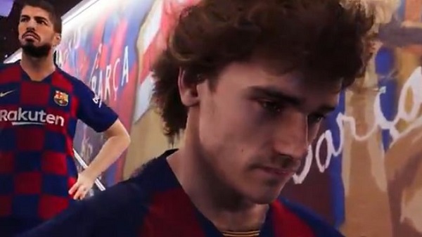 شاهد بالفيديو تقديم اللاعب Griezmann في صفوف برشلونة الإسباني داخل لعبة PES 2020 