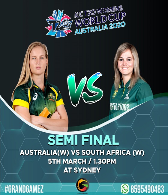 Grand Gamez Today T20 Women World Cup Match Prediction Of SemiFinal 2 South Africa v Australia Grand Gamez Today T20 Women World Cup Match Prediction Of SemiFinal 2 South Africa v Australia
