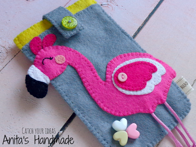 filc, felt, feltro, flaming, flamingo, lato, summer, wakacje, holiday, summer holiday, etui, case, etui na telefon, etui na komorke, etui filc, filcowe etui, etui na telefon z filcu, etui handmade, handmade, hand made, rekodzielo, filcowy flaming, flaming z filcu, zrob to sam, reczne szycie, szycie z filcu, filcowe handmade, wyzwanie, paperconcept, craft, felt craft, handmade gift