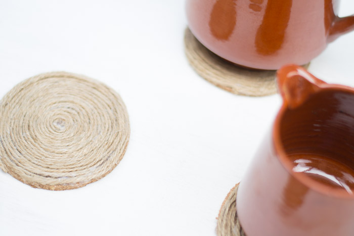 Posavasos rústicos diy