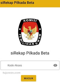 Cara Registrasi, Aktivasi, Login Sirekap Pilkada 2020