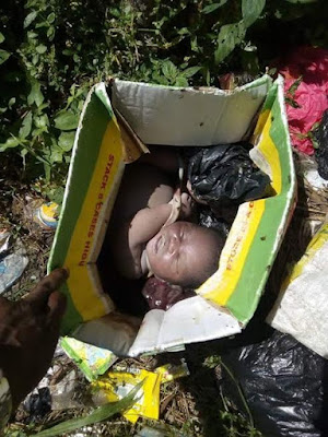 12 Photos: Newborn baby found abandoned at refuse dump site in Delta State