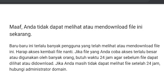 Cara Mengatasi Limit Google Drive