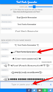 Mobile legend font style name