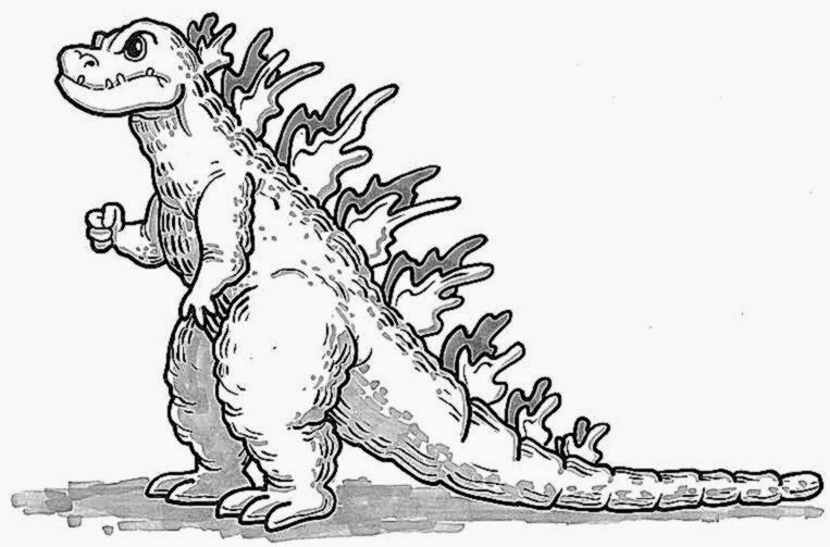 Godzilla Coloring Sheets Free Coloring Sheet