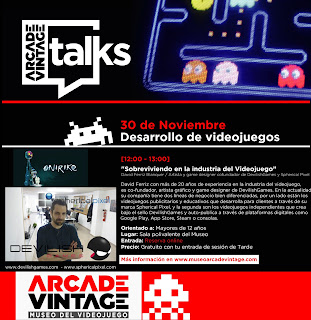 Sobreviviendo en la industria del videojuego, David Ferriz / Museo Arcade Vintage