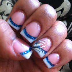 tip nail designs french nails spring acrylic stencils tips line