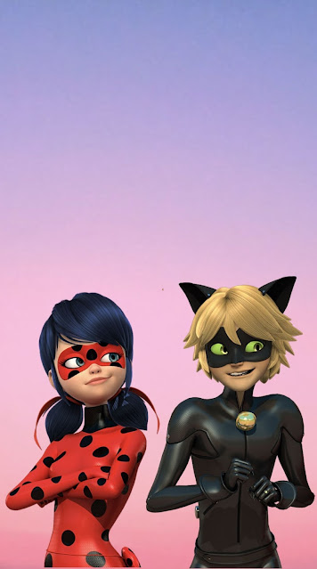 miraculous ladybug and cat noir wallpaper