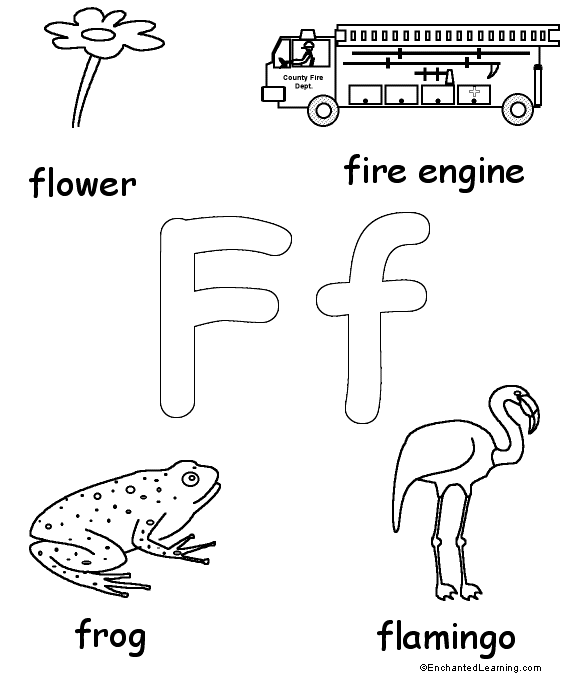 Have Fun Learning English: The letter F
