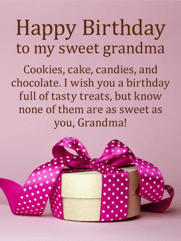Happy Birthday Wishes for Grandmother