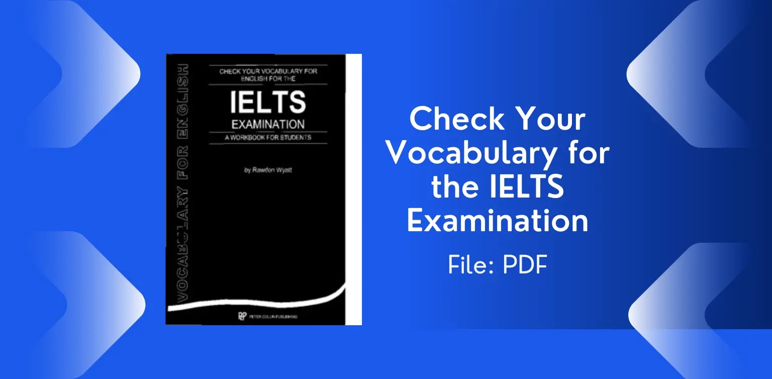 Free English Books: Check Your Vocabulary for the IELTS Examination