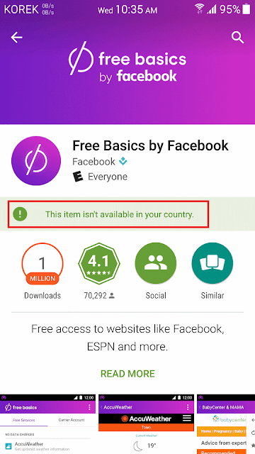 install free basics from Google play store