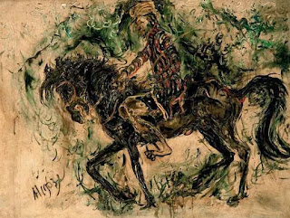Lukisan Horse Rider Affandi