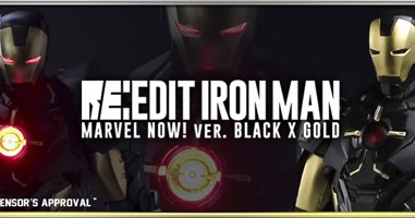 RE:EDIT IRON MAN #06 MARVEL NOW! ver. BLACK X GOLD (Sentinel)