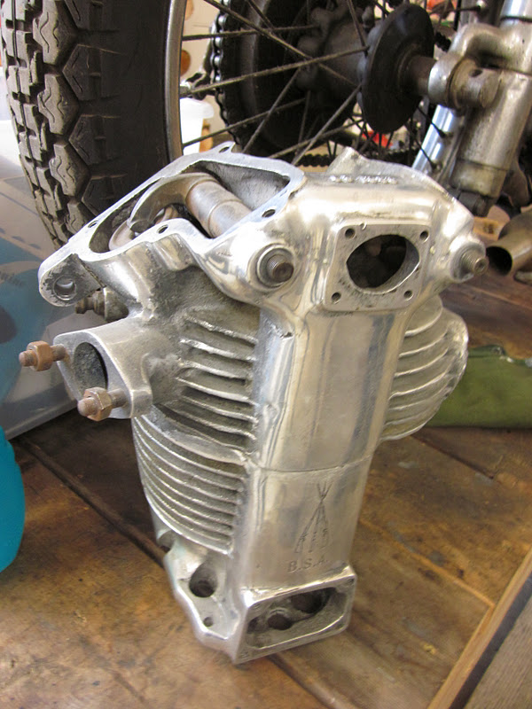 bsa gold star cylinder head