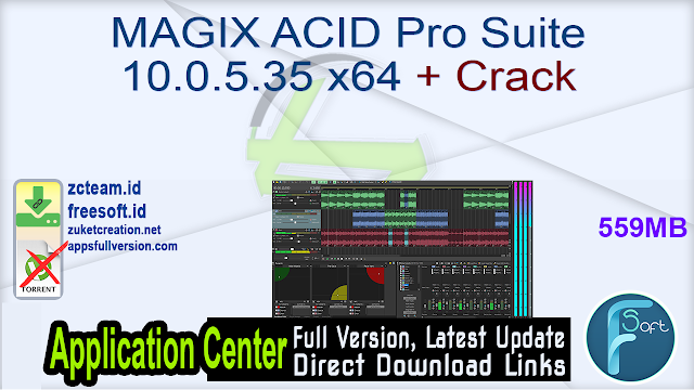 MAGIX ACID Pro Suite 10.0.5.35 x64 + Crack