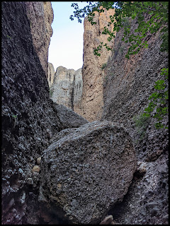 One of the many Boulder Challenges in Maple Box Canyon