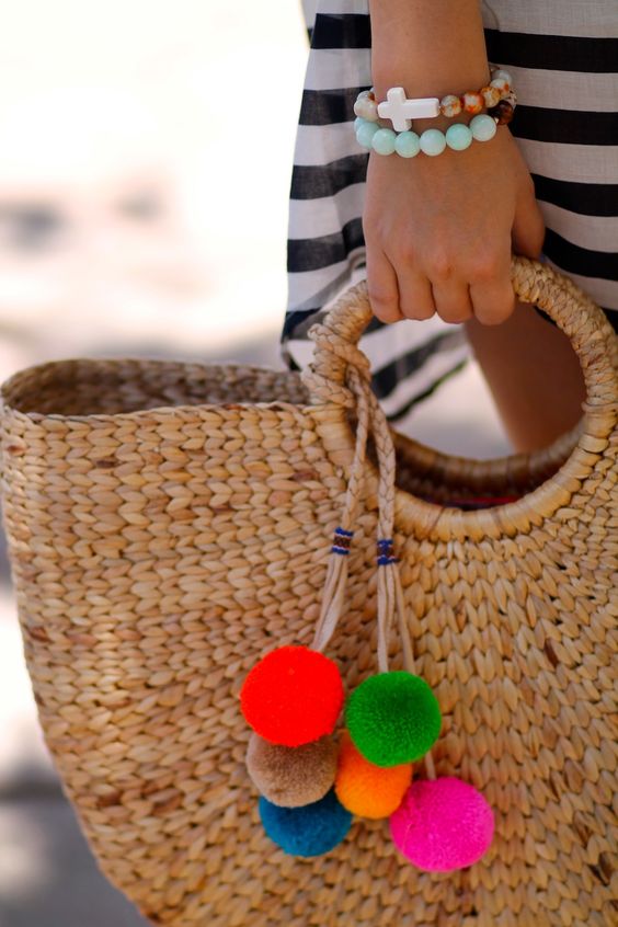 Capazos diy para ir a la playa