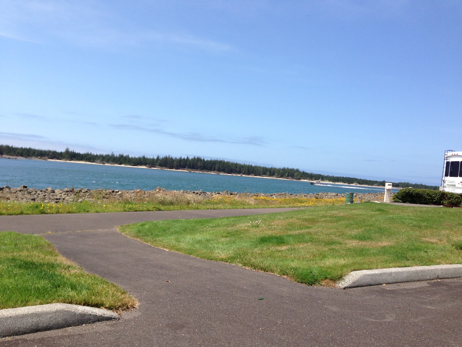 Brett And Paul On the Road Winchester Bay Oregon