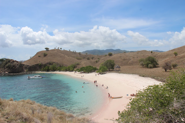 Tourism Destination Komodo National Park, Pink Beach in Lombok