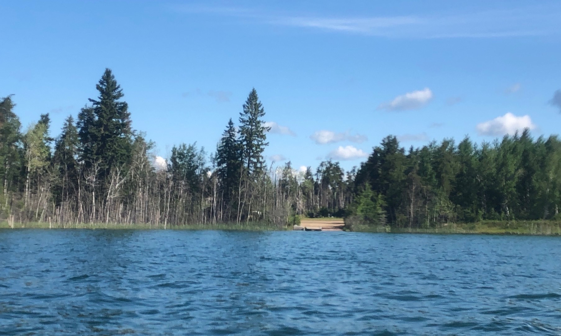 Paddling Near Edmonton, Alberta, Canada Kimball Lake, Saskatchewan