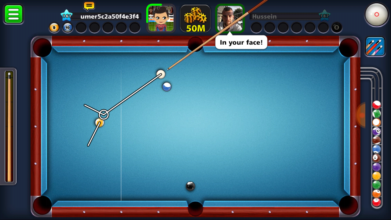 Umer Hck Gamer as Umer Farooq: 8 Ball Pool Version 4.3.1 Mod ... - 