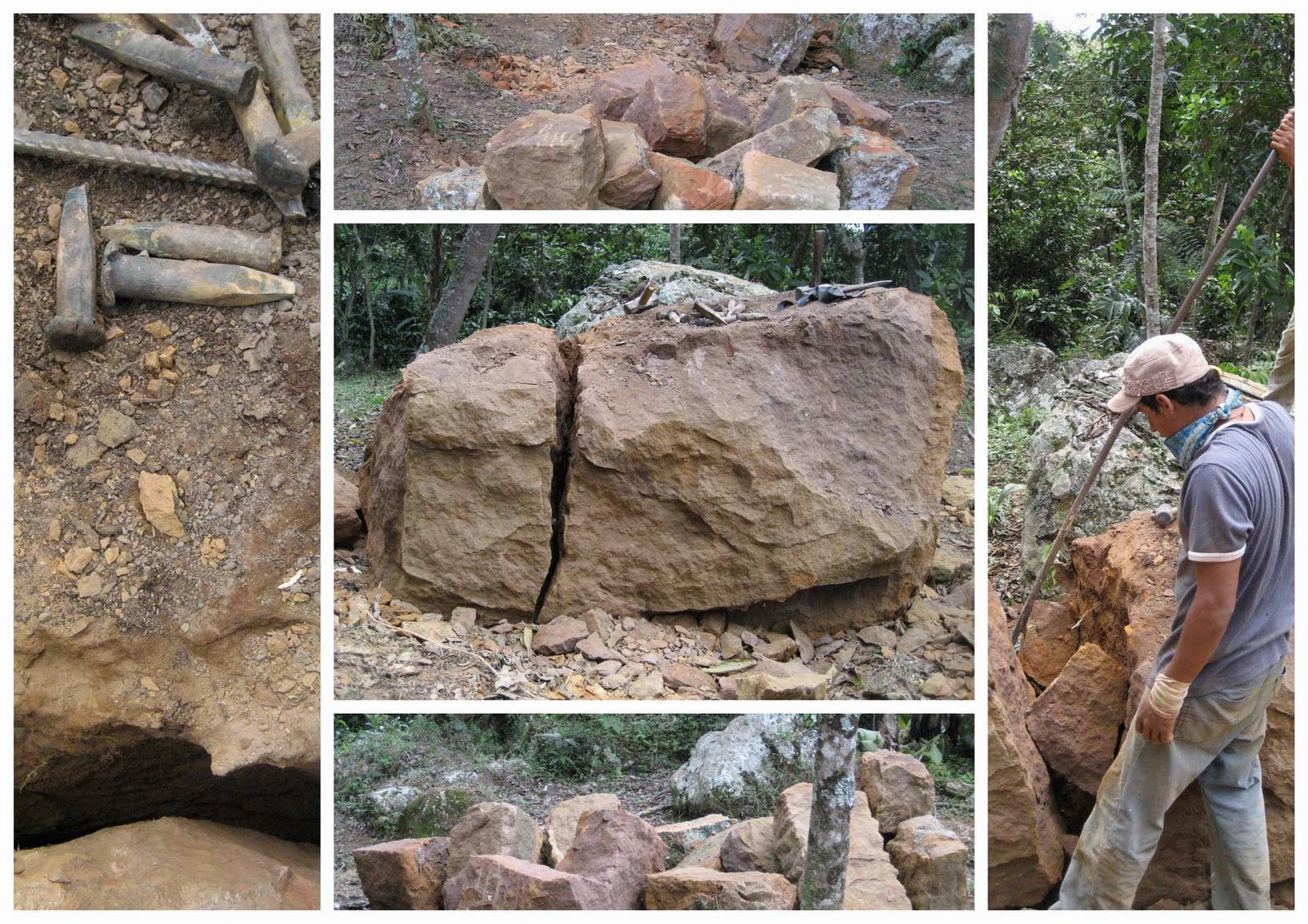 B a r i c h a r e a n d o: piedra