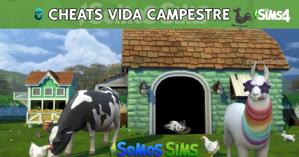 TODOS OS CHEATS DO THE SIMS 4 VIDA SUSTENTÁVEL 