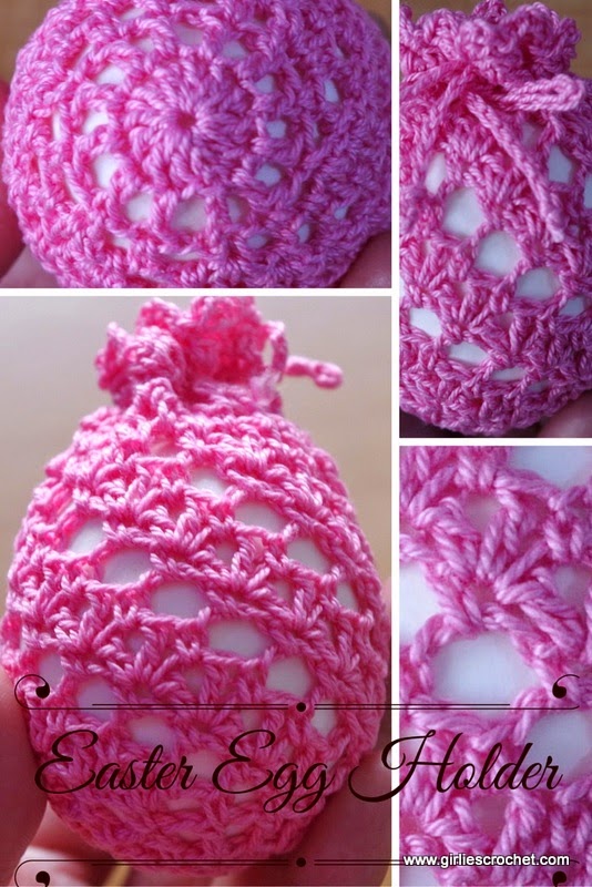 Girlie's Crochet Crochet Easter Egg Holder