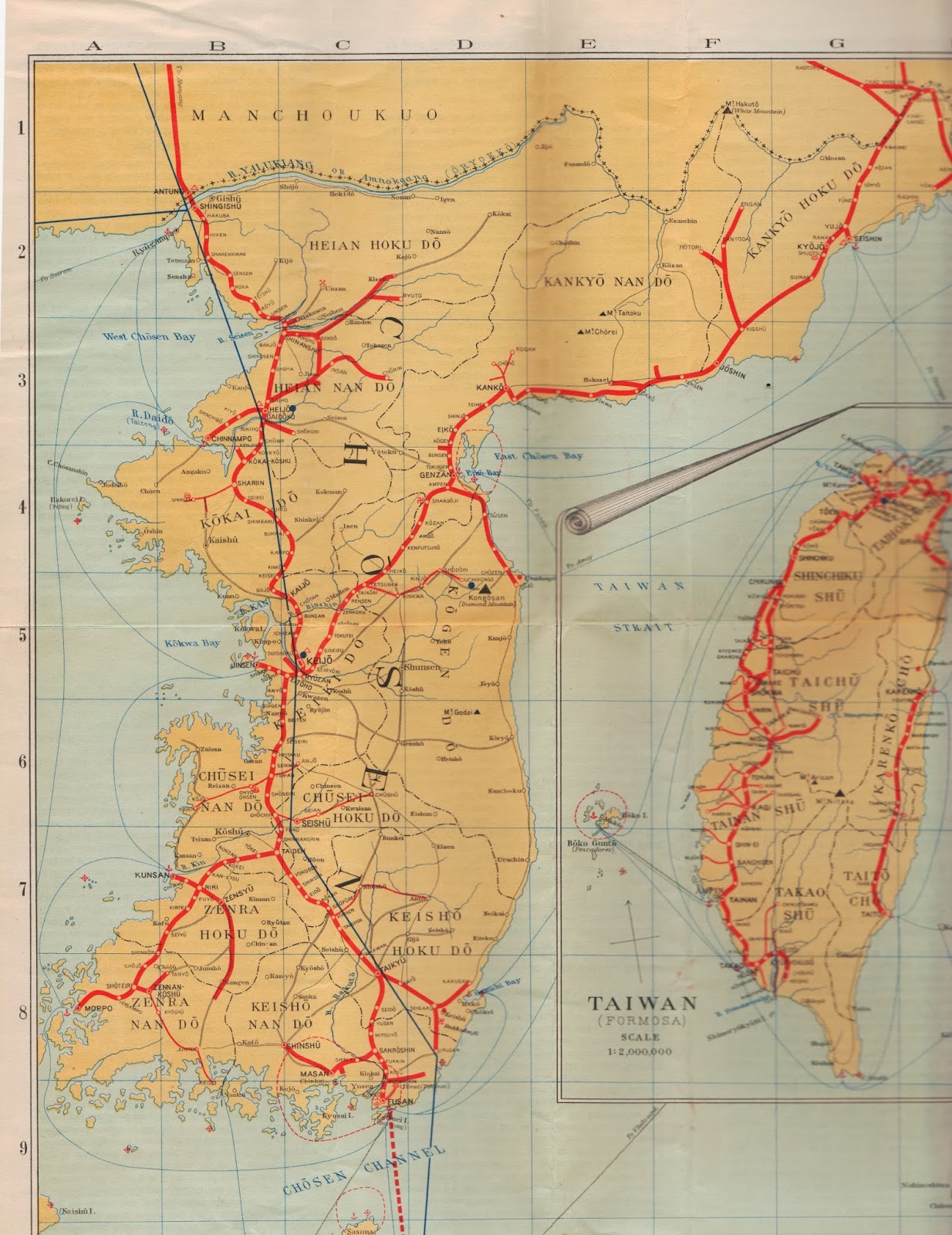 South Korea History Map