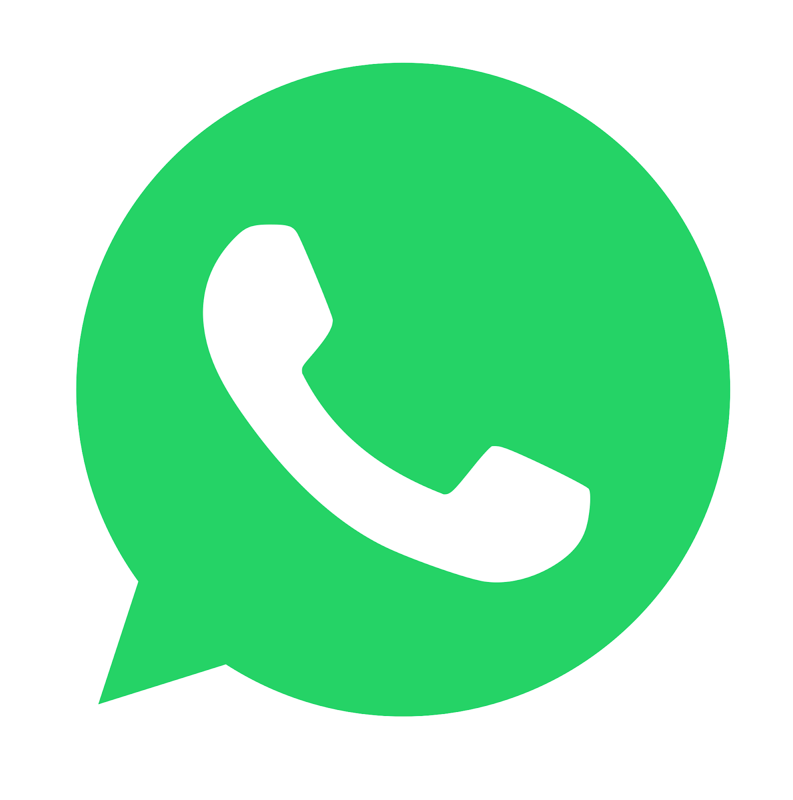 black and white whatsapp logo transparent