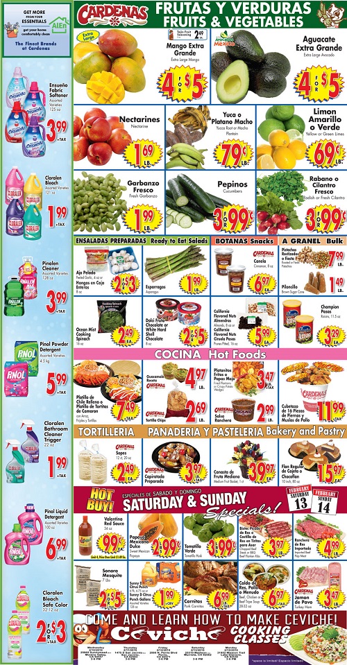 Hispanic Weekly Ads: Cardenas Weekly Ad and Weekly Specials