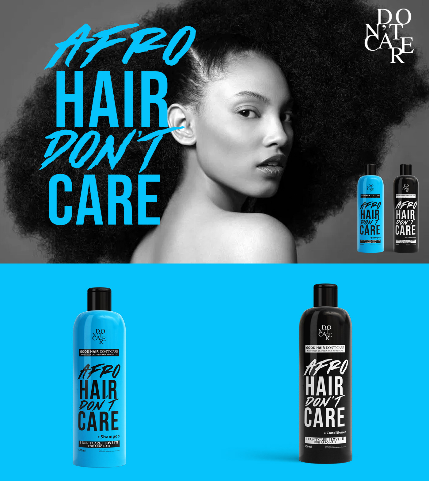 Good Hair Don T Care On Packaging Of The World Creative Package