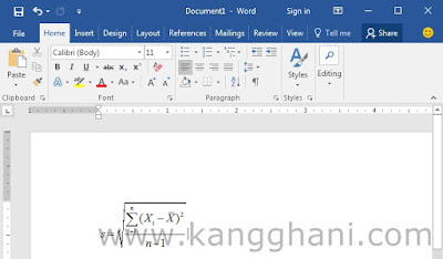  Kita mungkin telah terbiasa dikala hanya sekedar mengetik goresan pena Cara Praktis Menulis Rumus Matematika di Ms Word