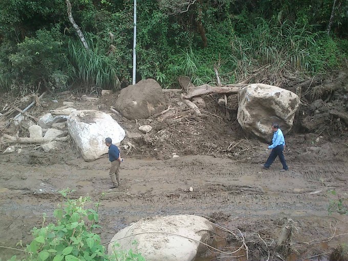 Sungai Kg Mesilau Dua semakin besar & dalam selepas gempa