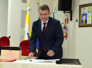 Jenauro Hruba é o novo presidente da Câmara de Roncador