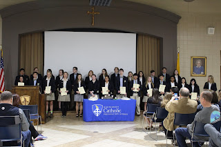 Montgomery Catholic&#039;s Loretto Chapter of National Honor Society Welcomes New Members 1