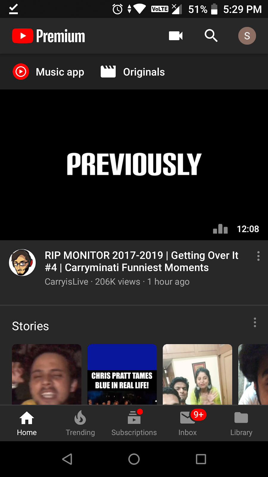 YOUTUBE PREMIUM BIN FOR 3 MONTHS Tech bladder