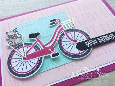 Jo's Stamping Spot - Just Add Ink #392 Something New Blog Hop using Bike Ride Bundle by Stampin' Up!