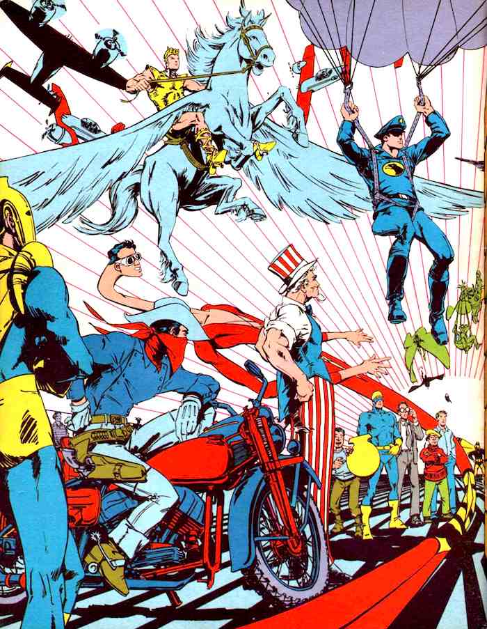 Marshall Rogers back cover - Amazing World of DC Comics #16 Marshall Rogers dc golden age comic book back cover - Amazing World of DC Comics #16
